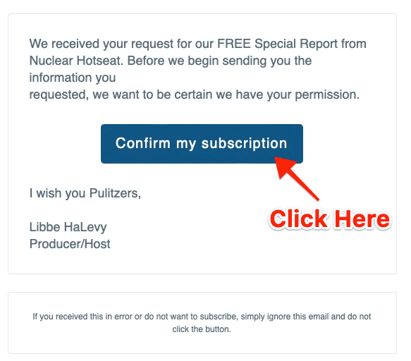 Confirm Newsletter Subscription